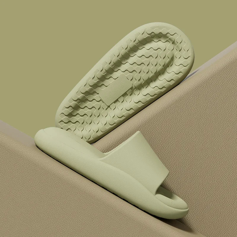 Women Cloud Summer Soft EVA Slippers Men Non-slip Home Indoor Outdoor Beach Sandals Unisex Couple Bedroom Bathroom Shoes
