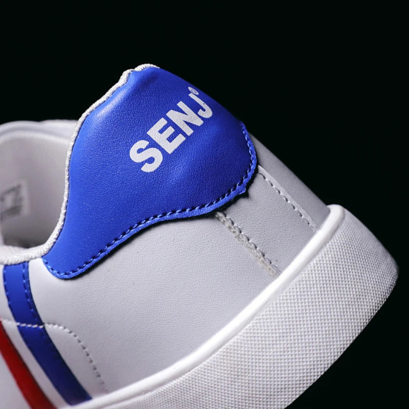 High Quality Men Sneakers Leather Outdoor Casual Shoes Lace-up Hot Sale Mens Vulcanized Shoes Trendy Men Shoes New Tenis Hombres