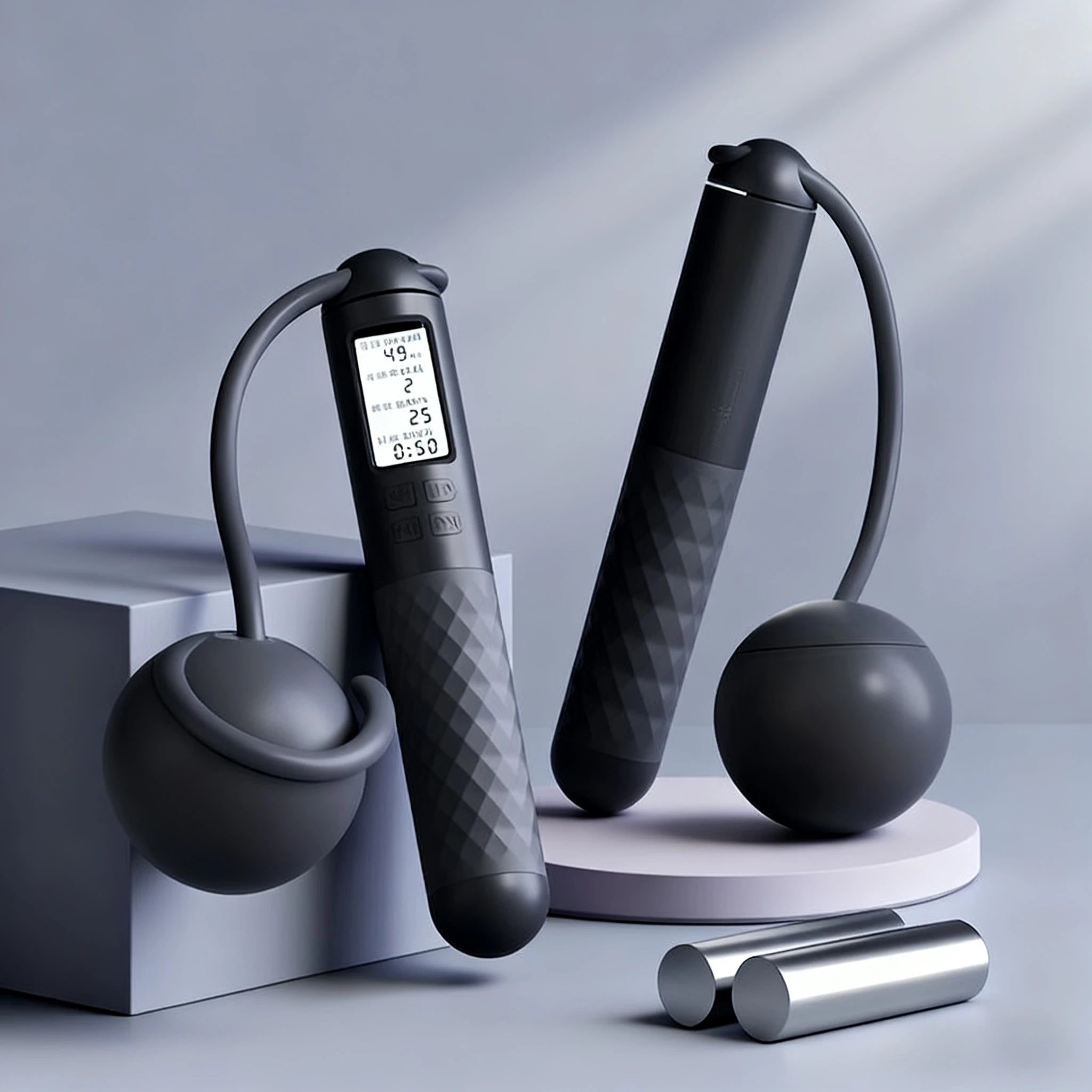 Jump rope for adults, cordless and countable fitness training jump rope,suitable for indoor and outdoor use,Christmas gift