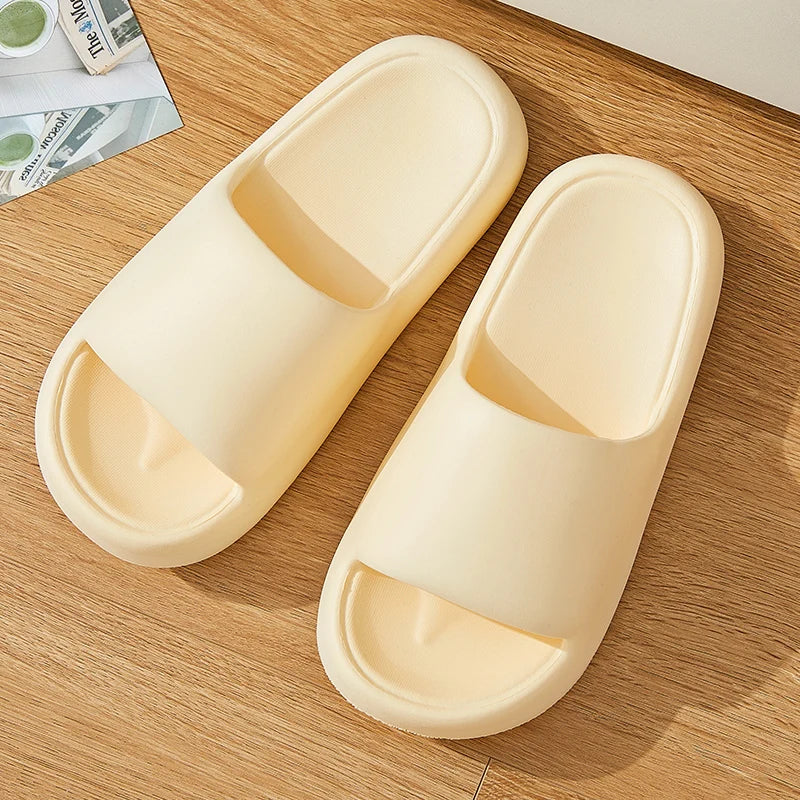 Lightweight Platform Slippers Women Super Soft Non Slip Beach Flip Flops Woman Comfort Couples Indoor Slides Shower Shoes