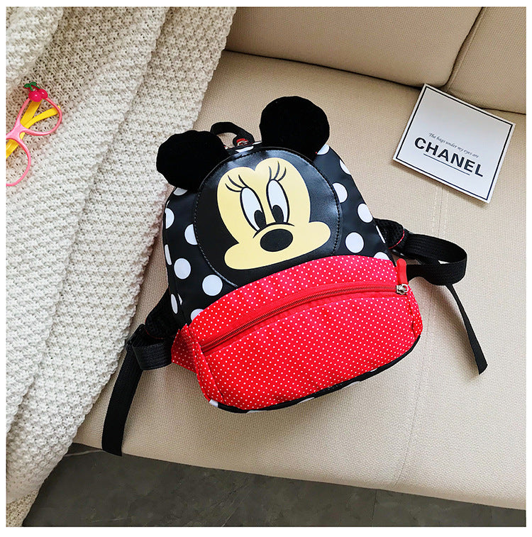 Disney Cartoon Backpack For Baby Boys Girls Minnie Mickey Mouse Children Lovely Schoolbag Kindergarten Schoolbag Kids Gift