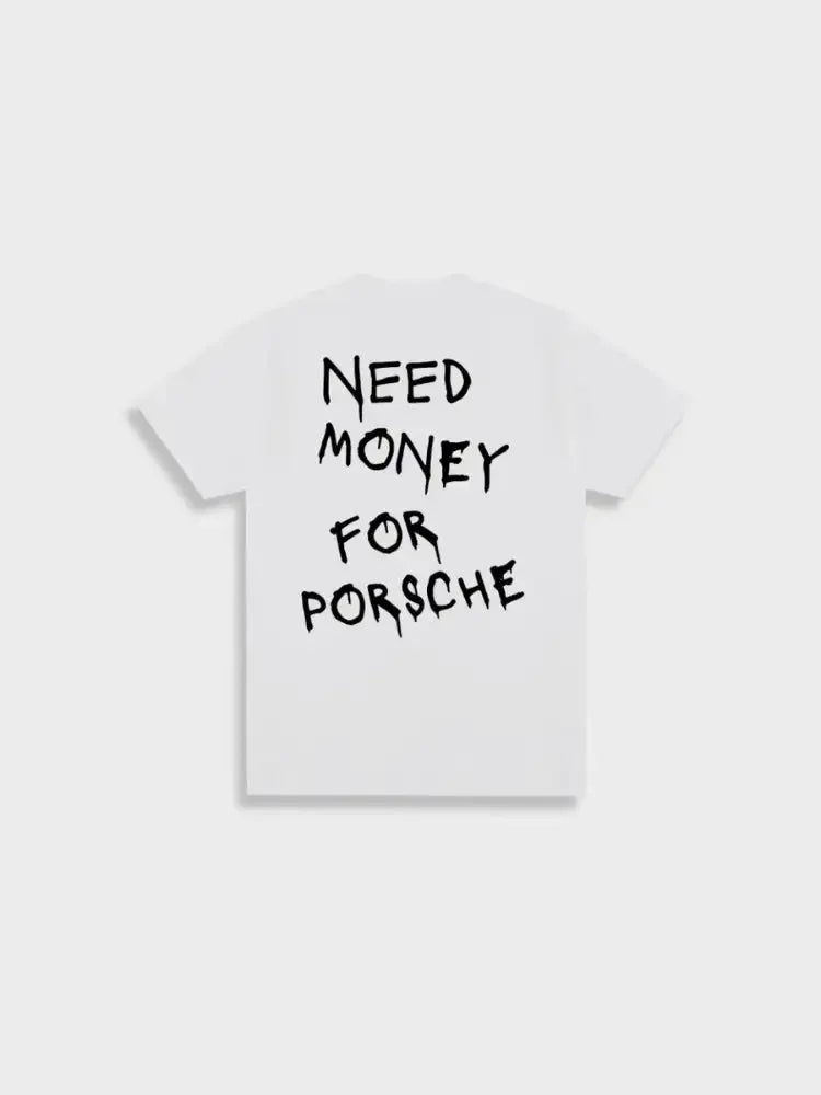 Summer Clothes Women Men T-shirts Need Money for Porsche Tee Casual Cotton Top Oversized Y2k Short Sleeves Male Female T-shirts